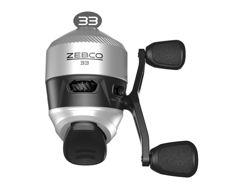 Zebco 33 Silver Spincast Reel