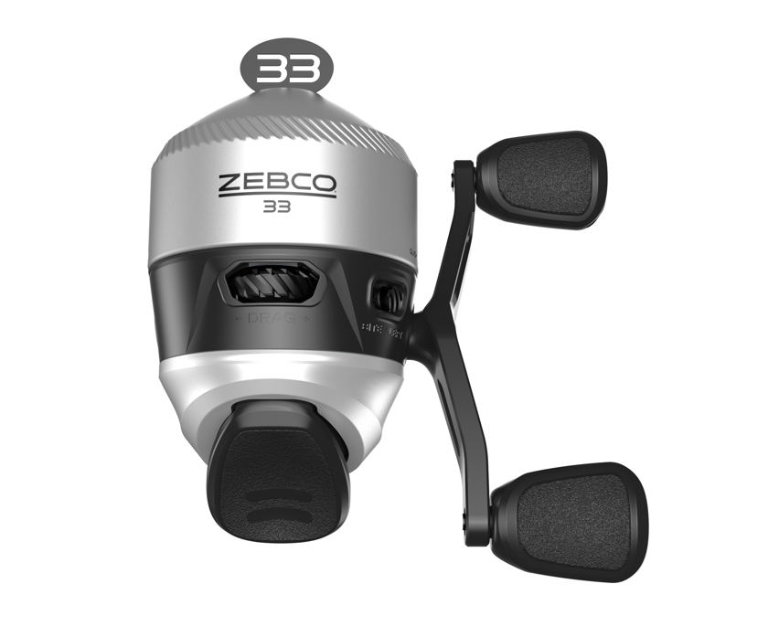 Zebco 33 Silver Spincast Reel