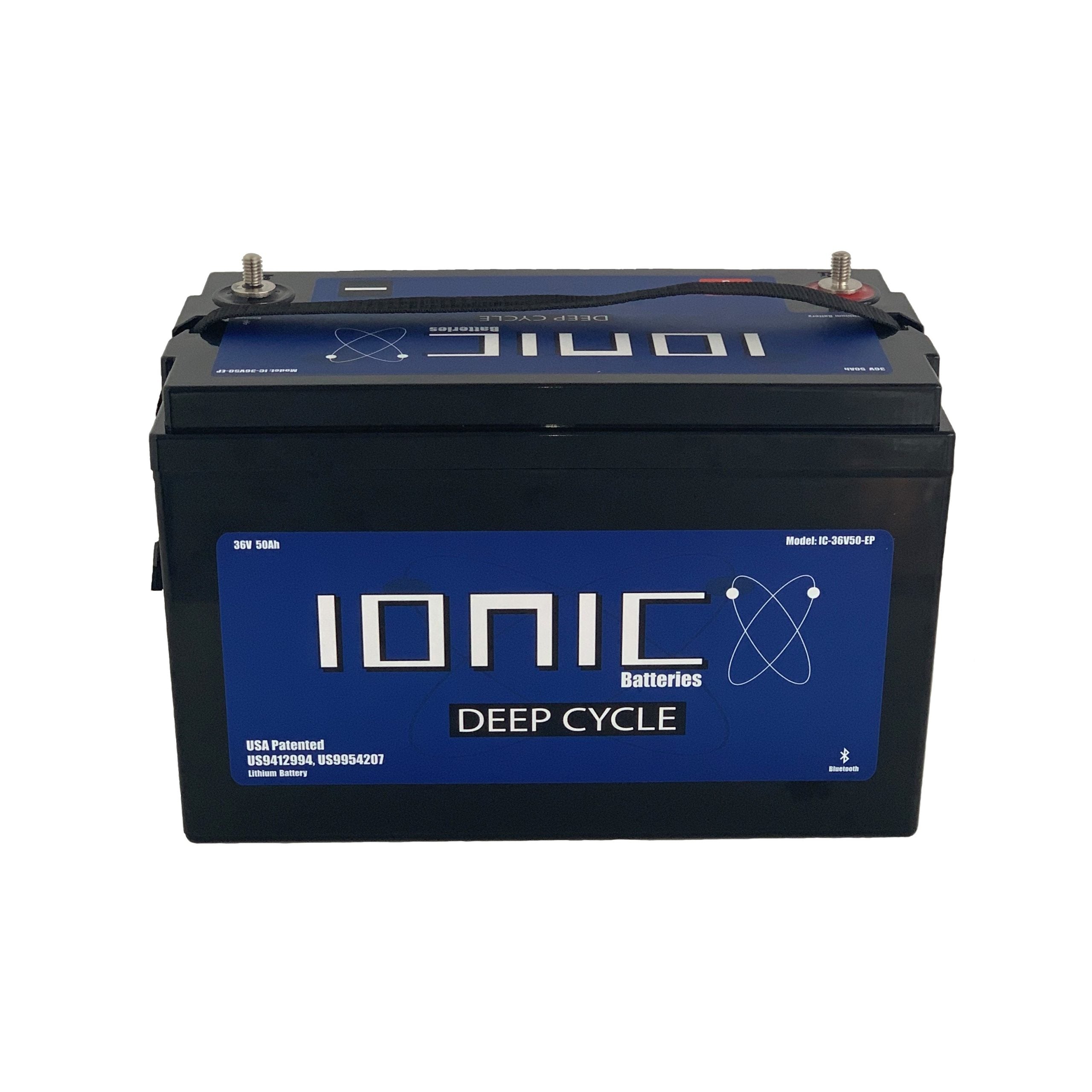 Ionic Lithium 36V 50Ah LiFePO4 Deep Cycle Battery + Bluetooth