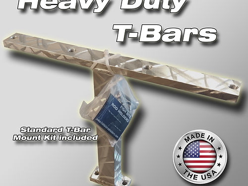 Fishbite Rod Holders Heavy Duty T-Bar 12 Inch With Hardware