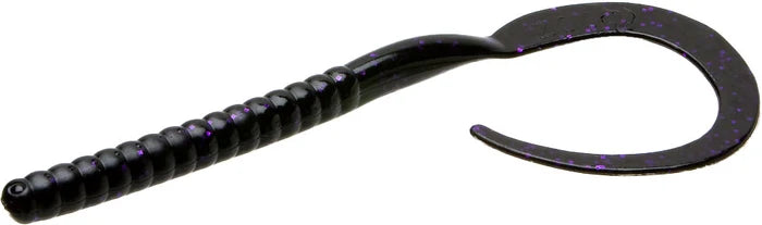 Zoom Ol' Monster 10.5" soft plastic worm in Blackberry