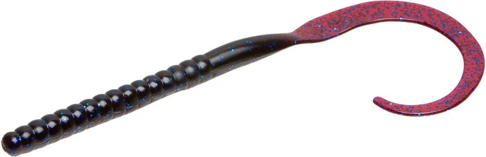 Zoom Ol' Monster 10.5" soft plastic worm in Blue Fleck