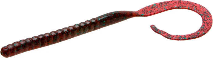 Zoom Ol' Monster 10.5" soft plastic worm in Red Bug