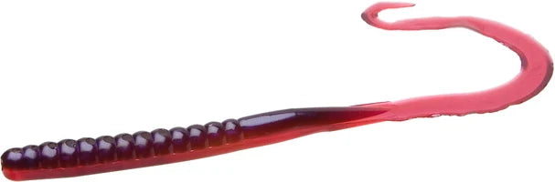 Zoom Mag II Worm 9" soft plastic worm in Tequila Sunrise