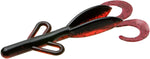 Zoom Brush Hog 4" Baby soft plastic creature bait in Black Ruby