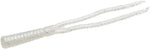 Zoom Split Tail Trailer 4" soft plastic jig trailer in Silver-Rainbow