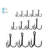 Gamakatsu Treble Round Bend Red