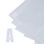 Seachoice White Boat Registration Letter & Number Kit, 148-Piece 3-1/4" Vinyl