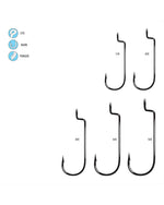 Gamakatsu Worm Hook Round Bend Offset