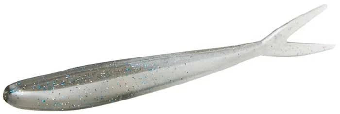 Zoom Fluke 4" soft plastic soft jerkbait in Smokin Shad