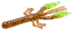 Zoom Critter Craw 3" Lil Critter Craw soft plastic craw in Pumpkin Chartreuse