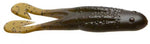 Zoom Horny Toad 4.25" soft plastic topwater toad in Green Pumpkin