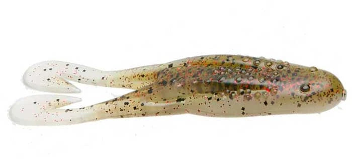 Zoom Horny Toad 4.25" soft plastic topwater toad in Watermelon Red Pearl
