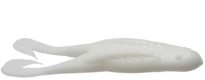 Zoom Horny Toad 4.25" soft plastic topwater toad in White