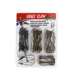 Eagle Claw Bass Hook Assortment 67-Pack