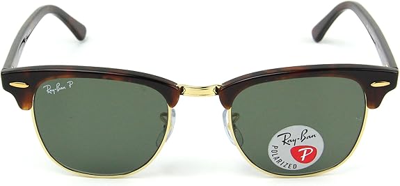 Ray-Ban CLUBMASTER Red Havana w/ crystal green