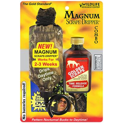 Wildlife Research Center Magnum Dripper/ 4 FL OZ Golden Scrape (W/ Scent Reflex)