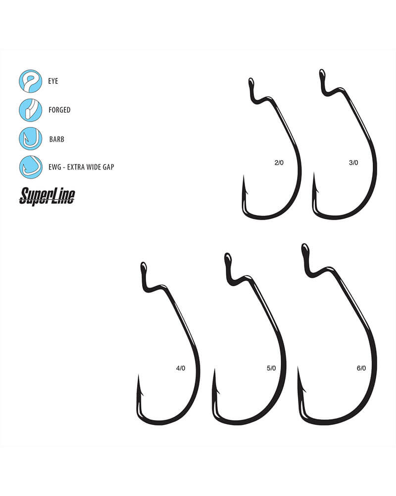 Gamakatsu Superline Worm Hook EWG additional view 2