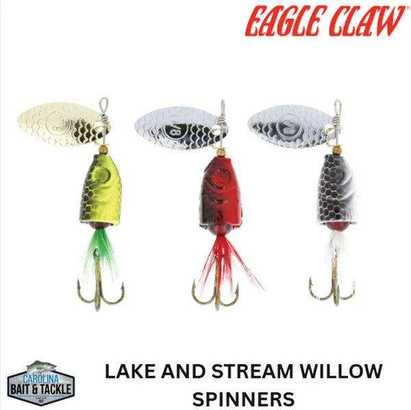 Eagle Claw WILLOW SPINNERS 3PK