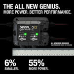Noco GENIUS2X2 Multi-Bank Battery Charger and Maintainer, 4 Amps / 2 Banks
