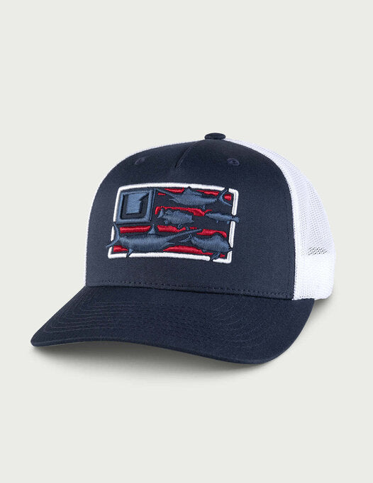 Huk Men's Trophy Flag Trucker Hat