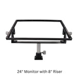 Cornfield Deck Mount for Garmin 9000 & 9200 Series Touchscreens, Dual Arm or Swivel Base Graph Mount