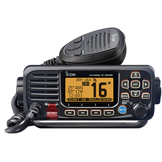 Icom M330 Compact VHF Radio - Black