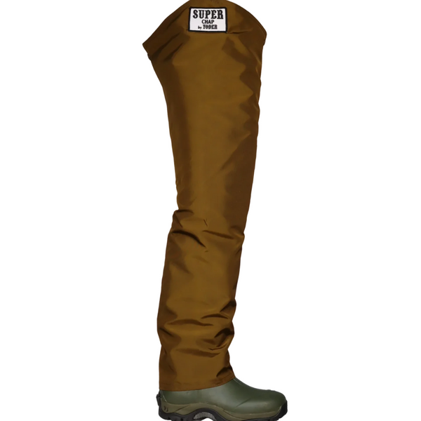 Yoder Super Wader Chaps W/ Dryshod Haymaker Hi Boots Waterproof