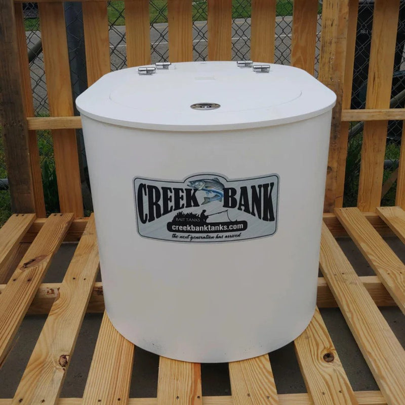 Creek Bank 50 Gallon Bait Tank White Inner