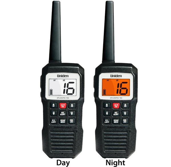 Uniden Atlantis 155 Handheld Two-Way VHF Floating Marine Radio