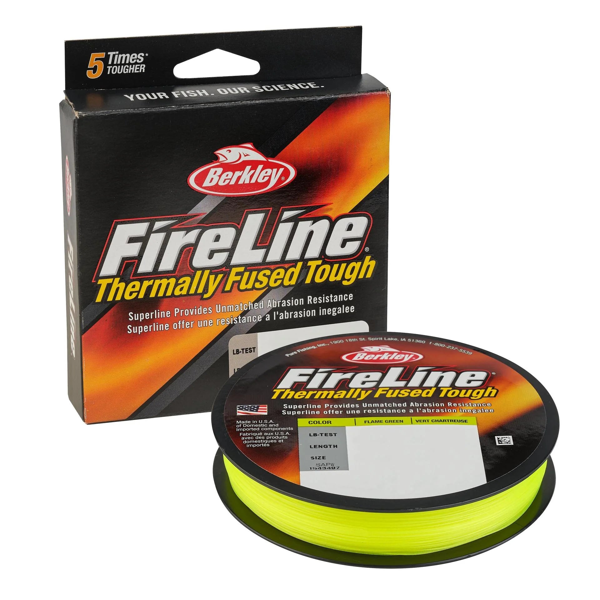 Berkley Fireline 8 Carrier Themally Fused Construction Braid Fishing Line