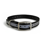 16x3/4 D Ring Collar - Black Reflective