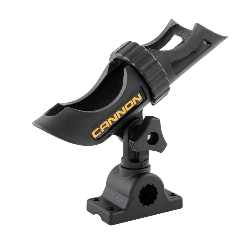 Cannon Deck-Mount Rod Holder 3-Position Black