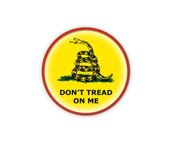 Salty Bones Don't Tread On Me Sticker 3.8” X 4”