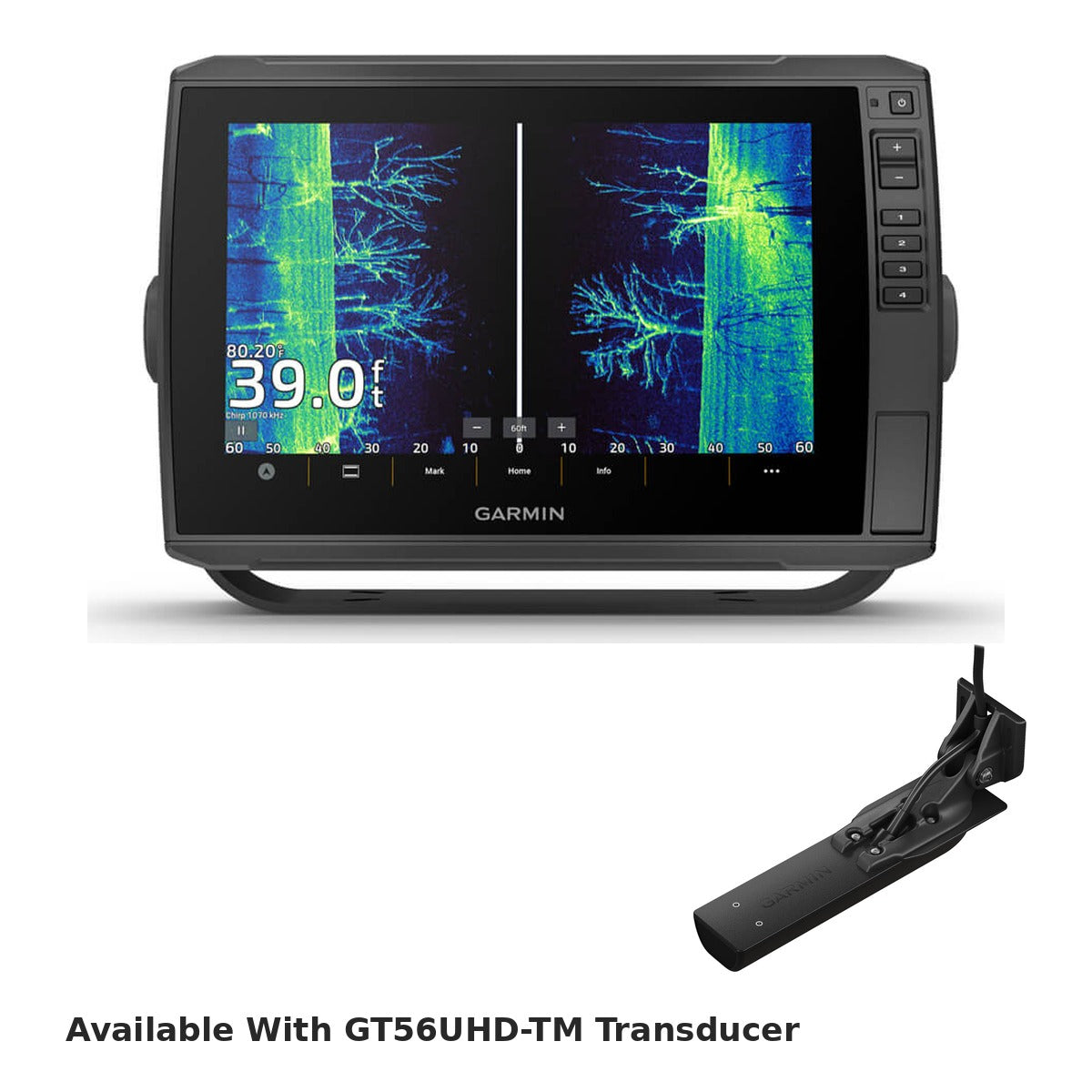 Garmin ECHOMAP Ultra 2 fish finder with GT56UHD-TM transducer