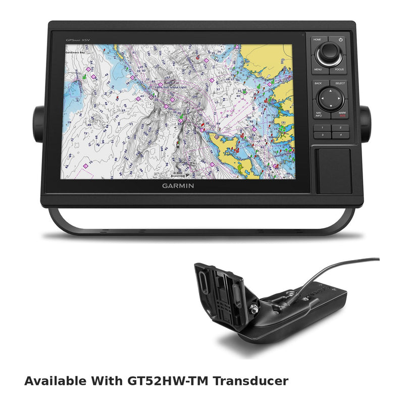 Garmin GPSMAP 1242xsv fish finder chartplotter with GT52HW-TM transducer