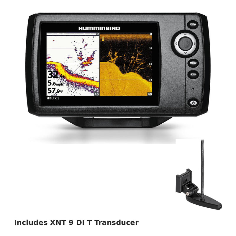 Humminbird HELIX 5 DI G2 with XNT 9 DI T transducer