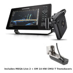 Humminbird XPLORE MEGA Live 2 bundle with XM 14 HW CMSI T transducer