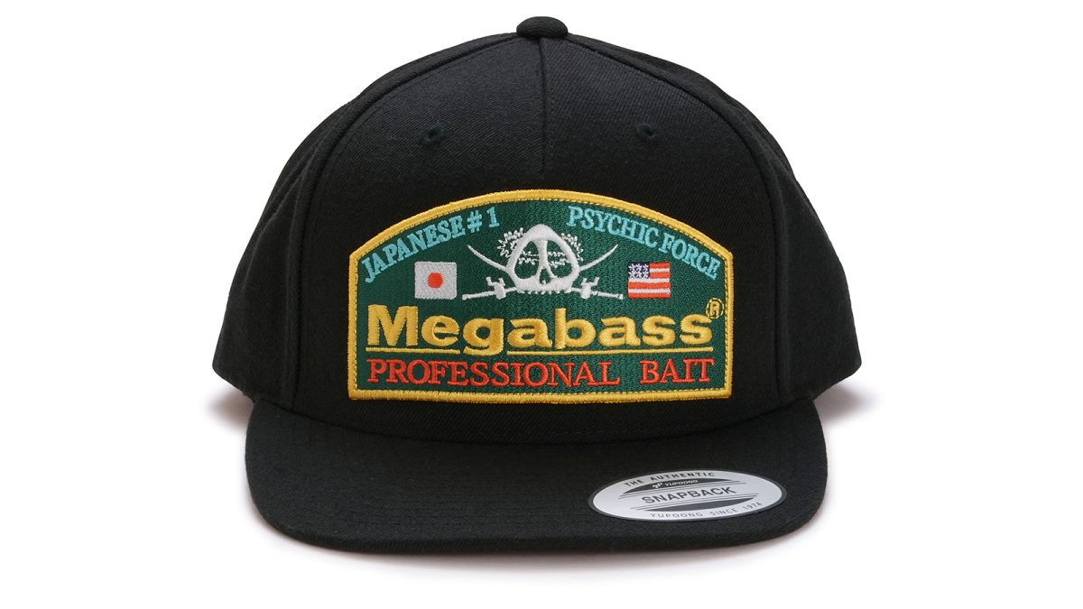 Megabass Psychic Snapback - Black/Green