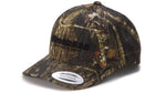 Megabass Classic Camo Hat, Mossy Black