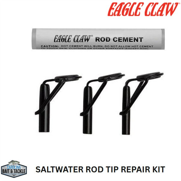 Eagle Claw SALTWATER ROD TIP REPAIR KIT 4PK