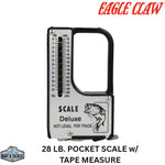Eagle Claw 28 LB POCKET SCALE-38" TAPE
