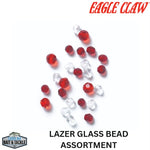 Eagle Claw LAZER GLASS BEAD ASSORTMENT 25PK