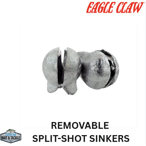 Eagle Claw REMOVABLE SPLIT-SHOT SINKER