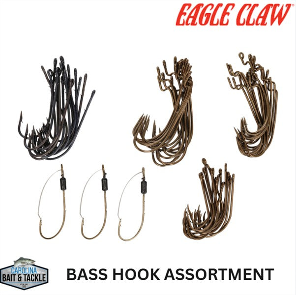 Eagle Claw BASS HOOK ASSORTMENT 67PK