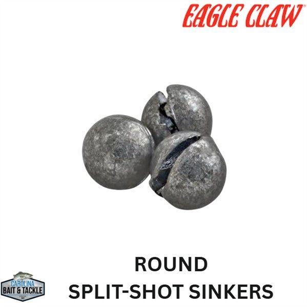 Eagle Claw ROUND SPLIT-SHOT SINKER