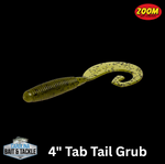 Zoom Tab Tail Grub 4'' 10Pk