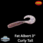 Zoom Fat Albert Curly Tail Grub 3" 10Pk