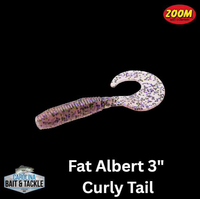 Zoom Fat Albert Curly Tail Grub 3" 10Pk