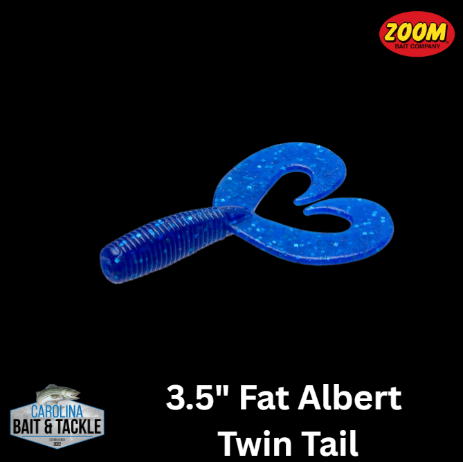 Zoom Fat Albert Twin Tail Grub 3 1/2" 10Pk